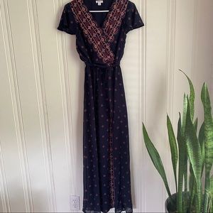 NURSING, MATERNITY, BREASTFEEDING MAXI DRESS